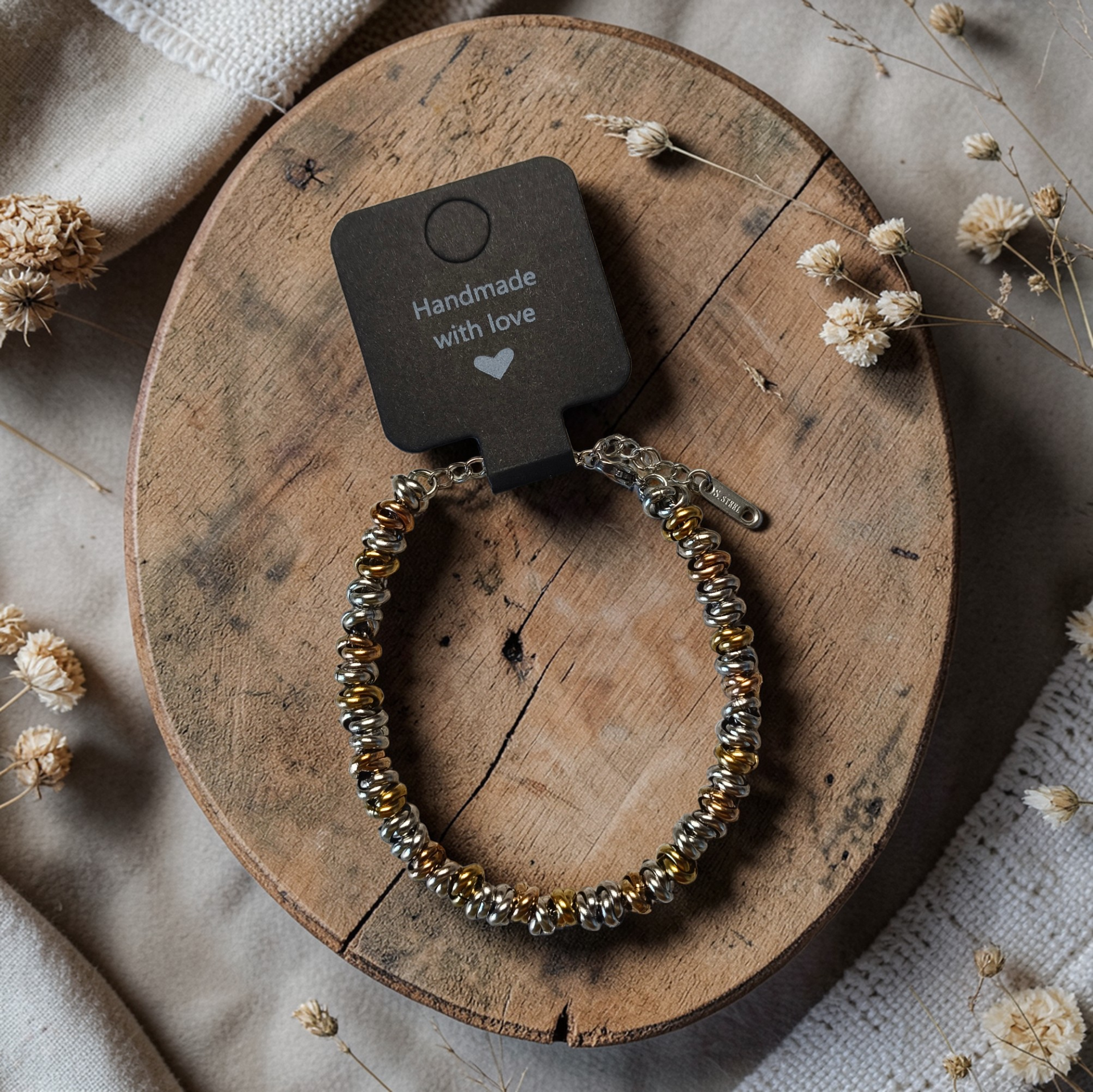 Bold Twist Armband mixed