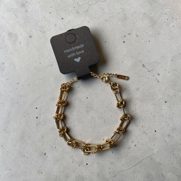 Knoop Schakel Armband