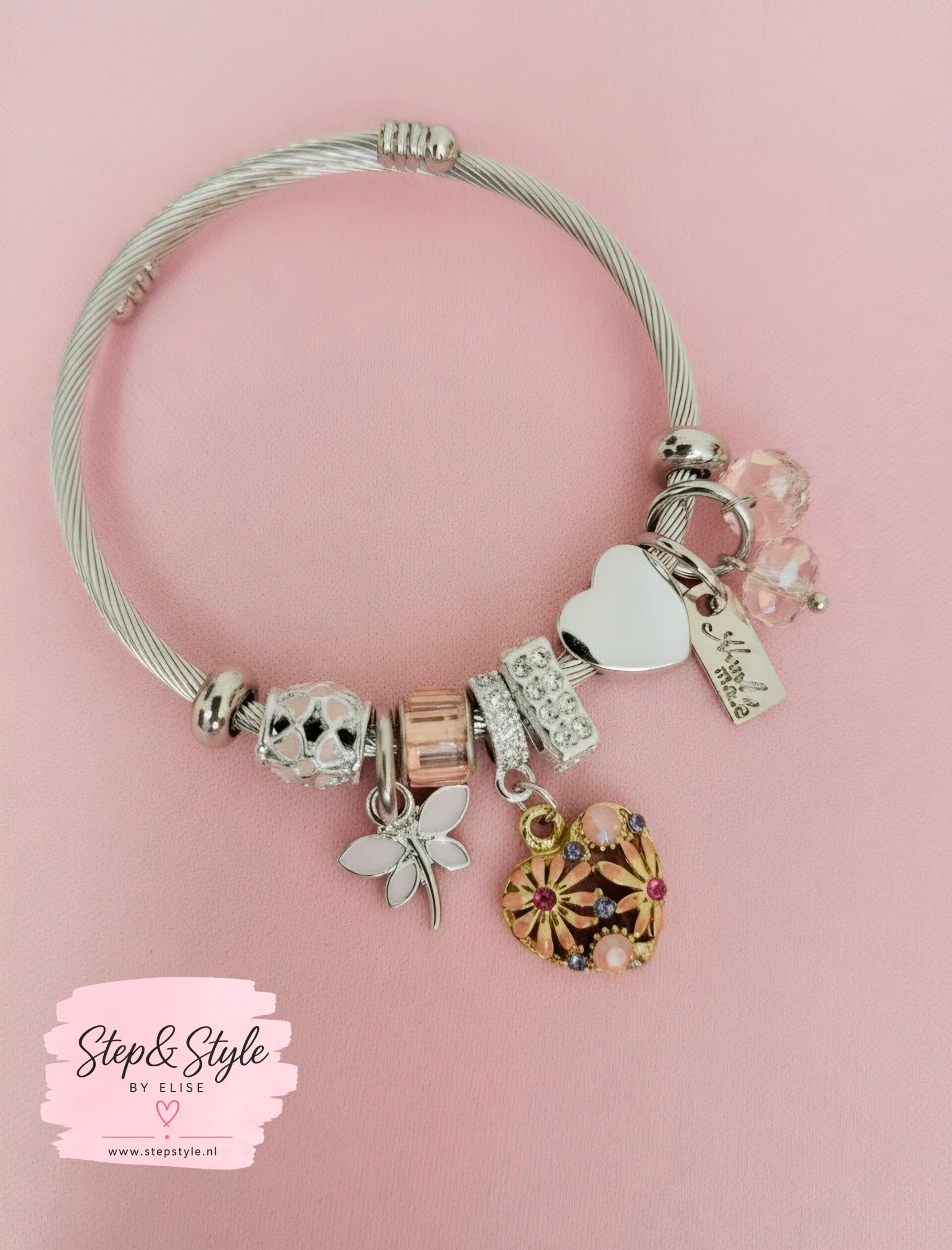 Hart Butterfly Pink