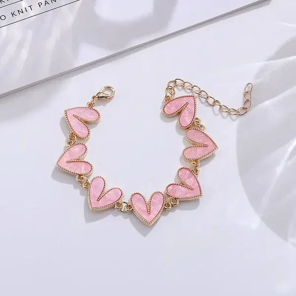 Roze hartjes