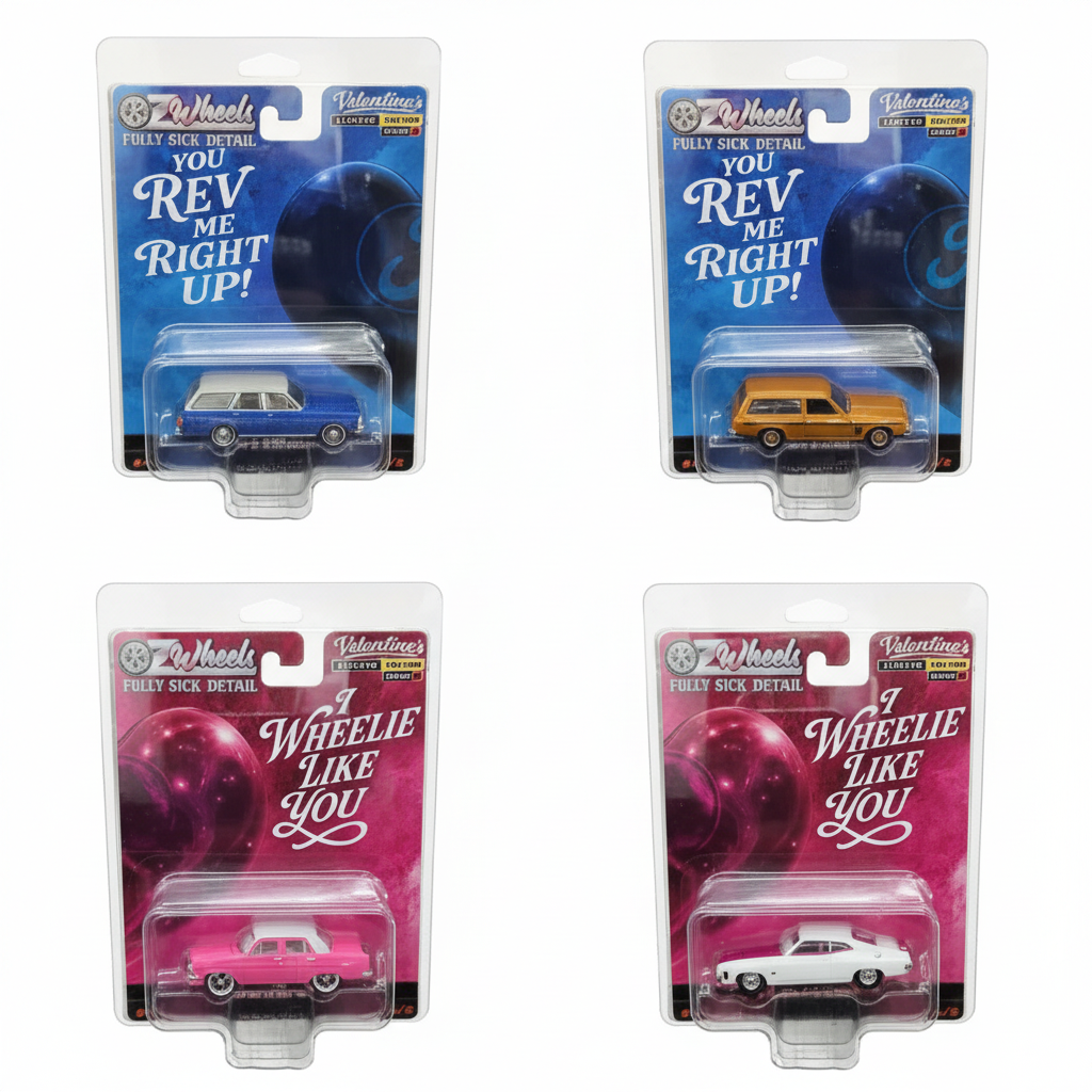 Oz Wheels "Valentines Day" set of 4