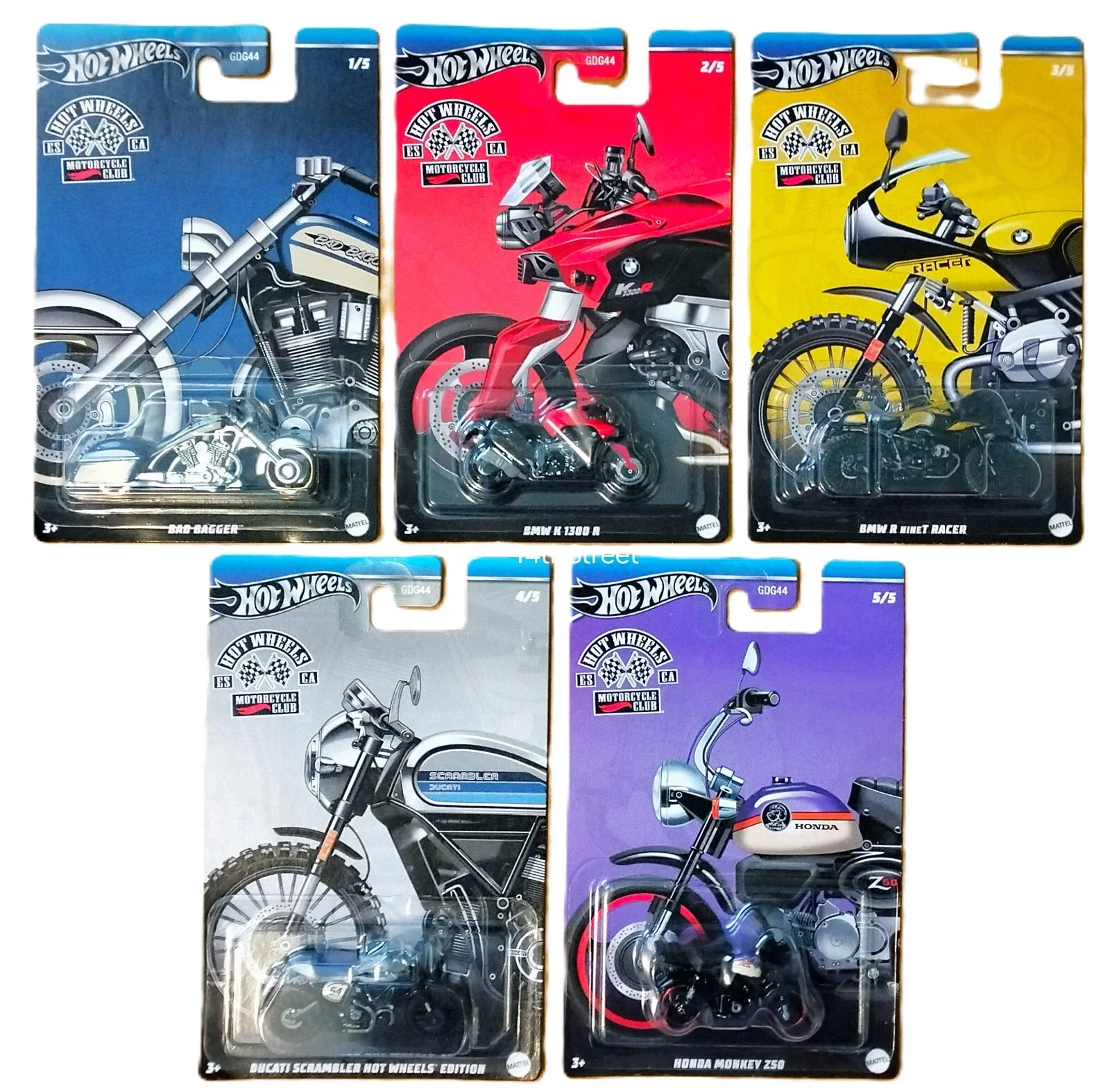 2024 Hot Wheels Motorcycle club set 2025