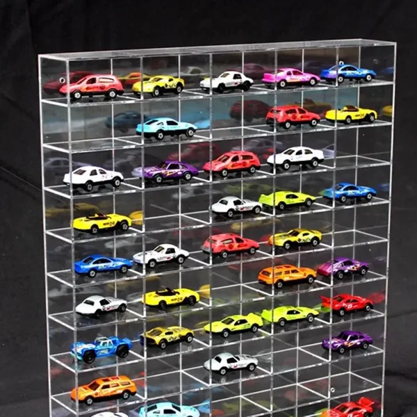 1:64 scale diecast car display unit holds 50 cars