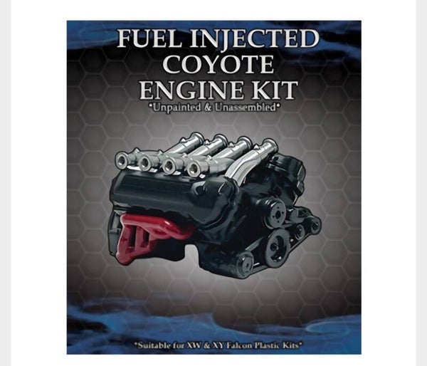 Fuel Injected Coyote 1:24 Engine Plastic