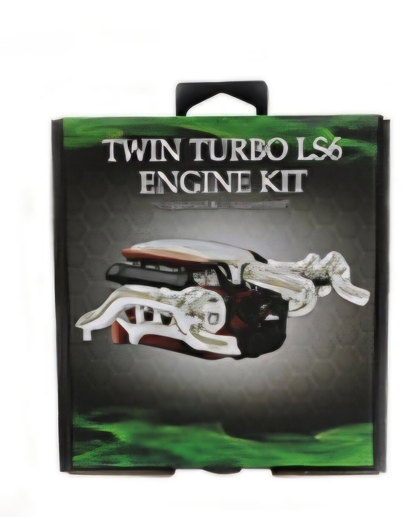 Ls6 twin turbo 1:24 plastic engine kit