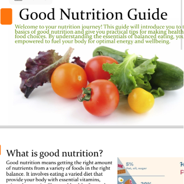 GOOD NUTRITION GUIDE