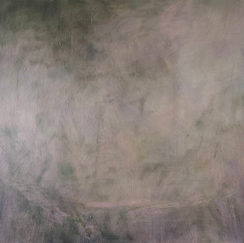 atmospheric, oil on panel