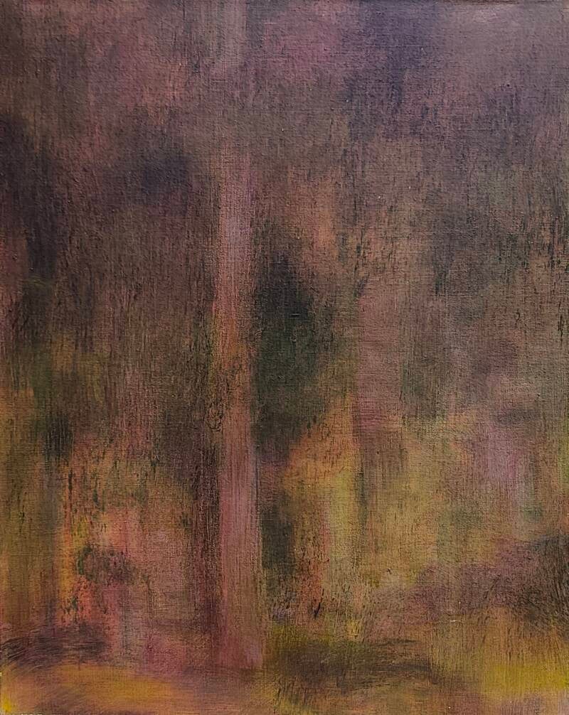 Trunk, oil on canvas 50 x 40 cm., 2001.