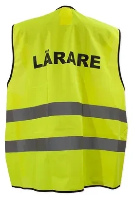 Reflexväst Lärare med logotyp
