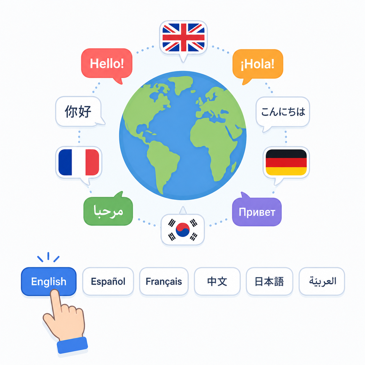 LatexAcademy - choose language