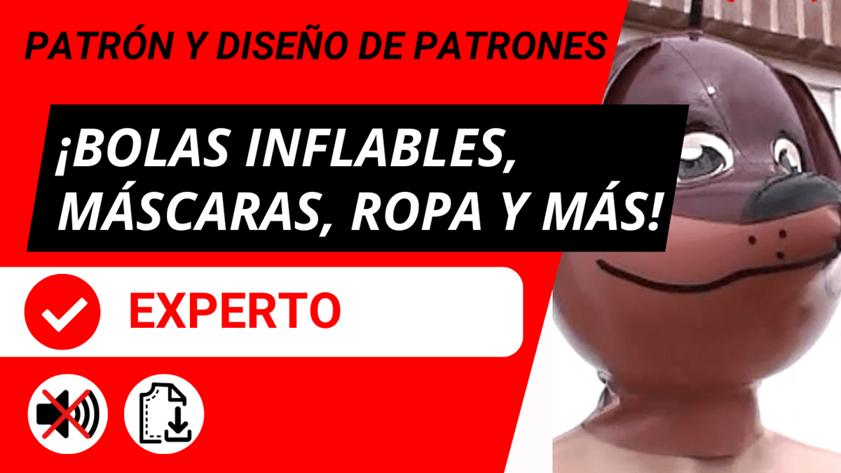 ¿Cómo hacer ropa de látex inflable, máscaras, esferas y pelotas, cuernos, lencería y mucho más? videos y pdf patron