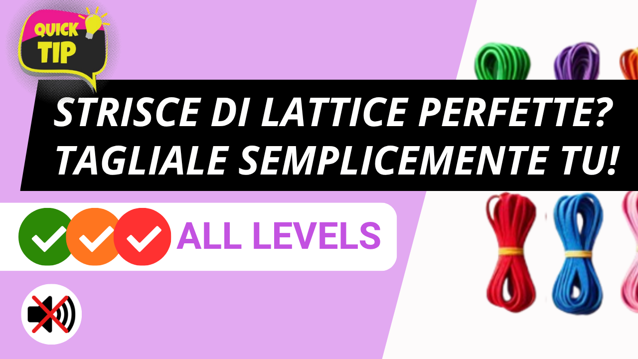 strisce di lattice tagliale semplicemente