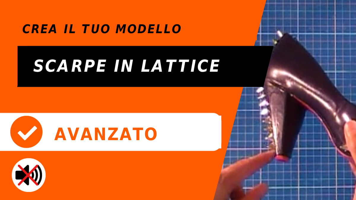 Cartamodello scarpe in lattice