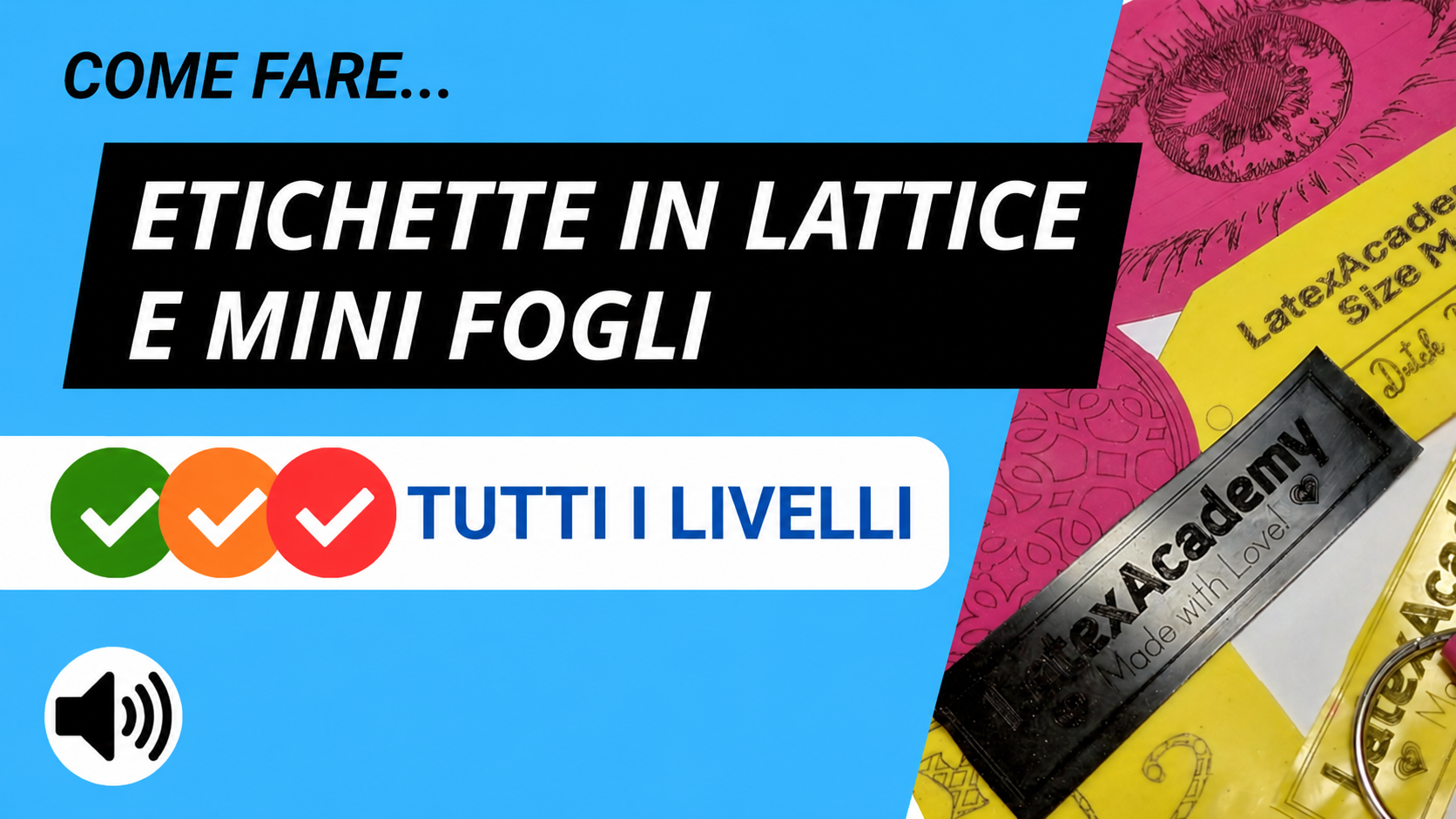 come fare etichette in lattici e mini fogli