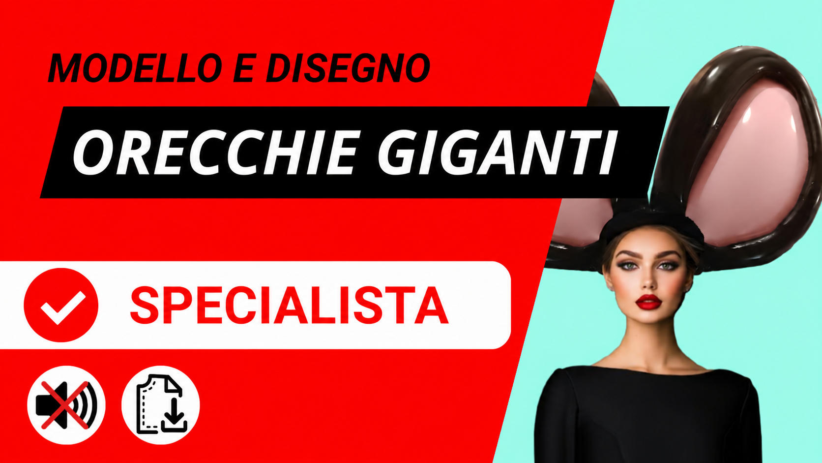workshop orecchie gonfiabili in lattice xxl