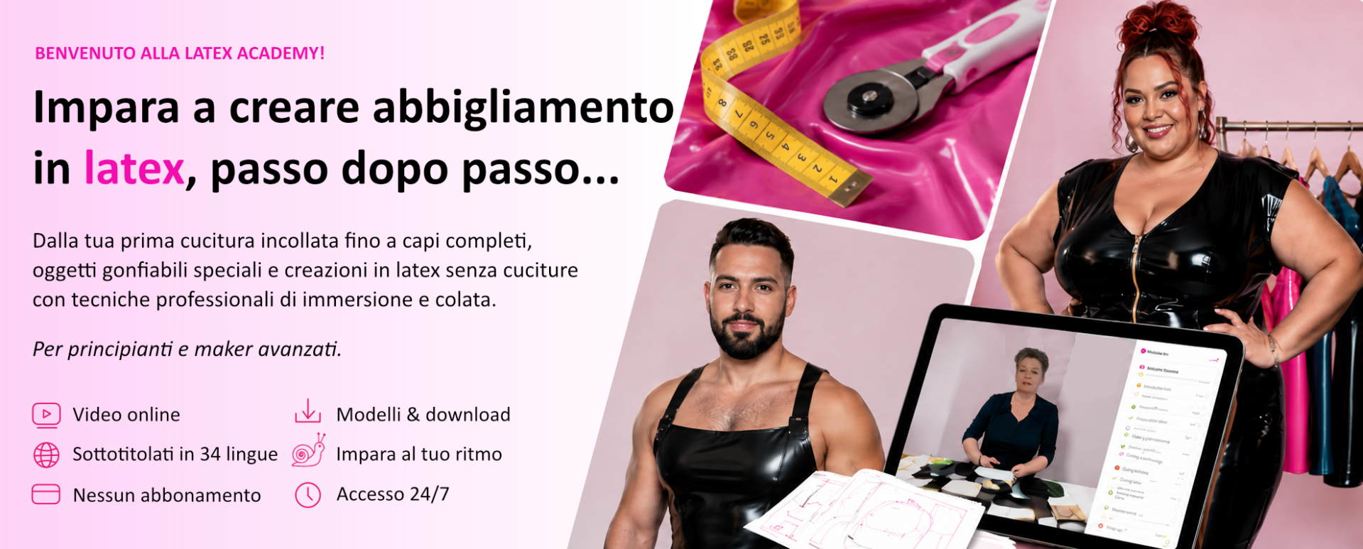 Latex academy abbigliamento in latex