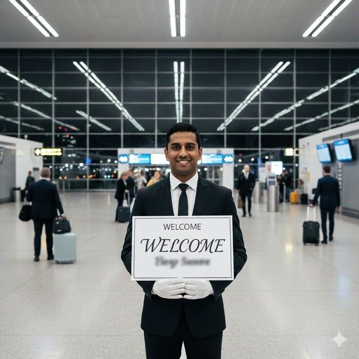 Servicio de recepción en aeropuerto