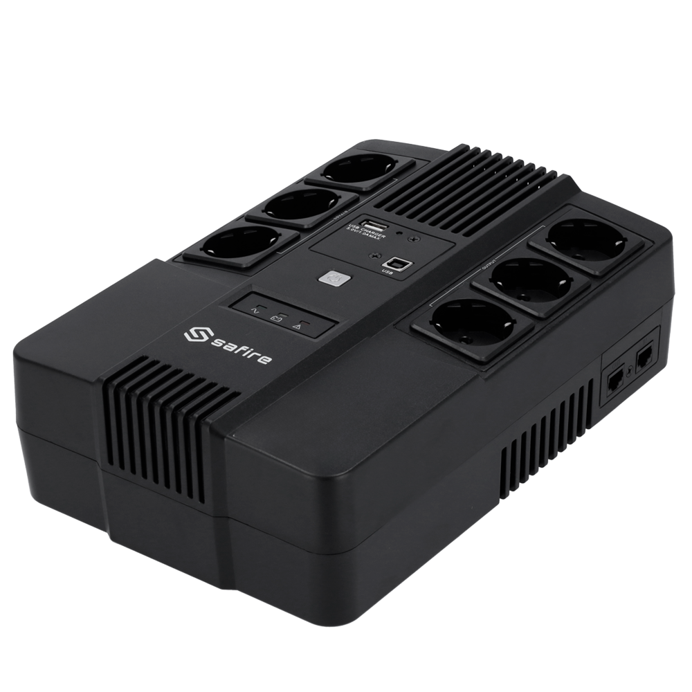 Safire Enkelfasige lijninteractieve UPS UPS600VA-6