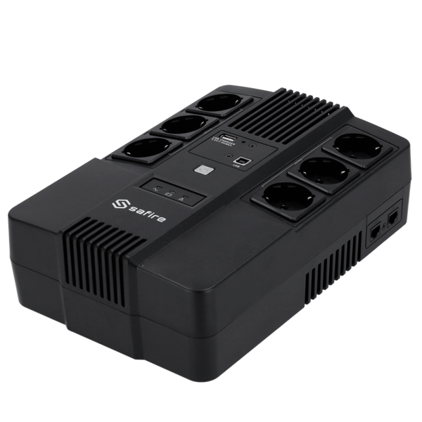 Safire Enkelfasige lijninteractieve UPS UPS600VA-6