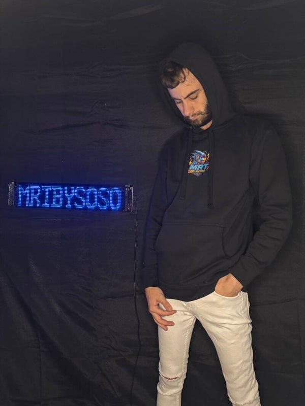 Sweat a capuche noir