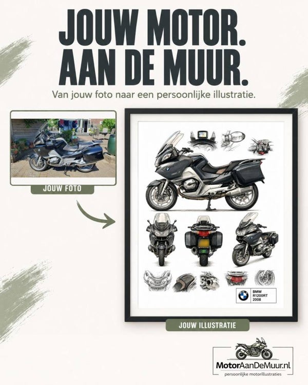 A4 illustratie met passe-partout
