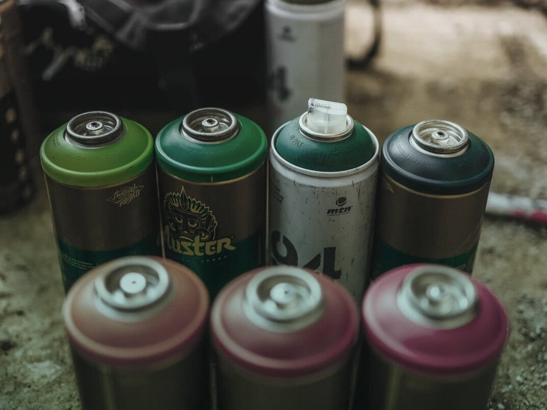 Sprühlacke, Lackspray, Spraydosen