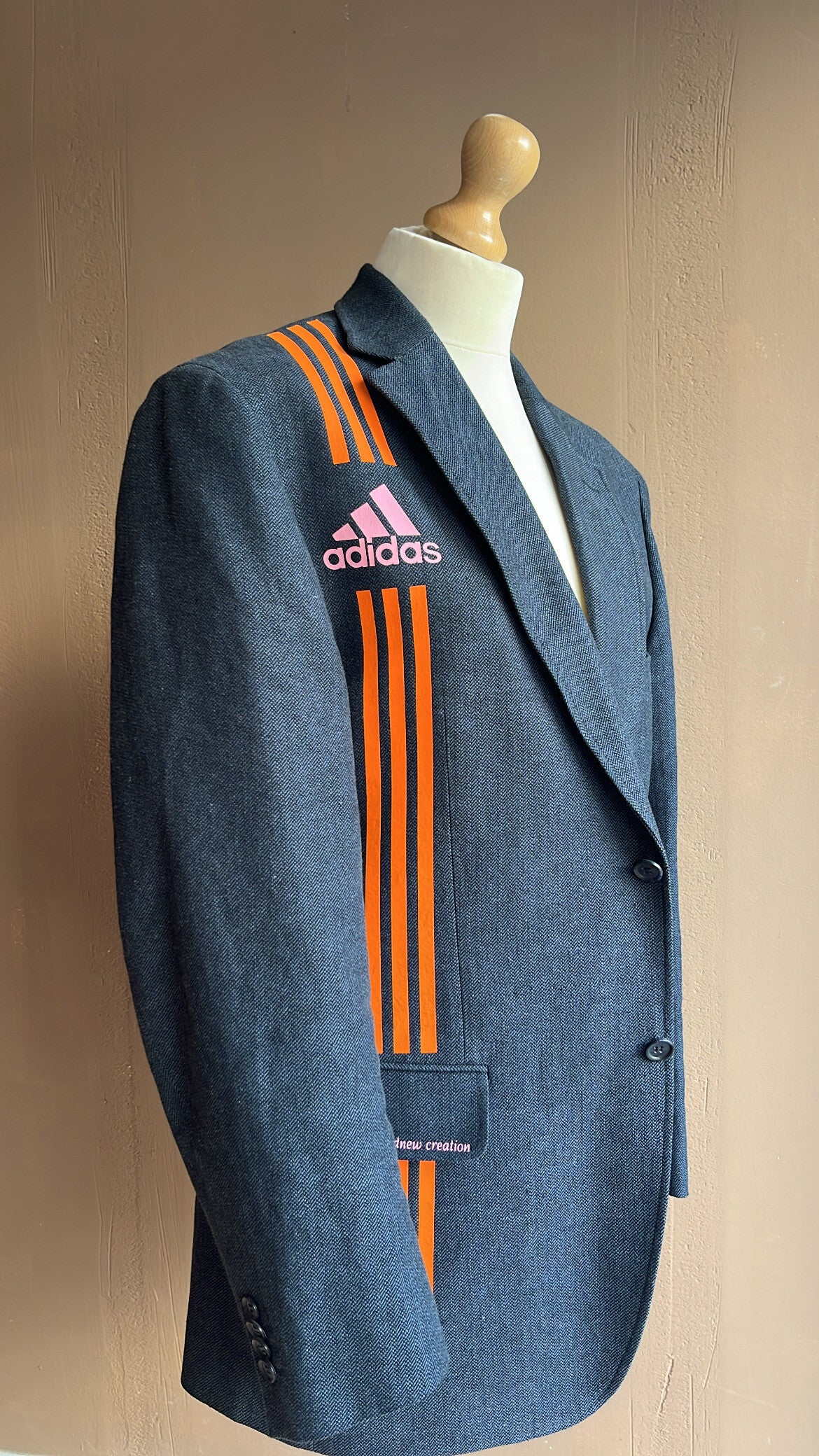 Rework blazer strepen