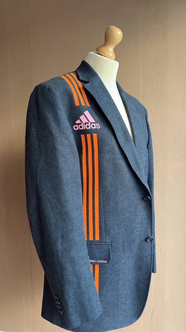 Rework blazer strepen