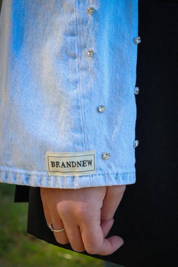 Blazer diamantjes jeans