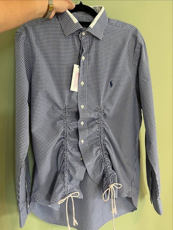 Rework blouse scrunch