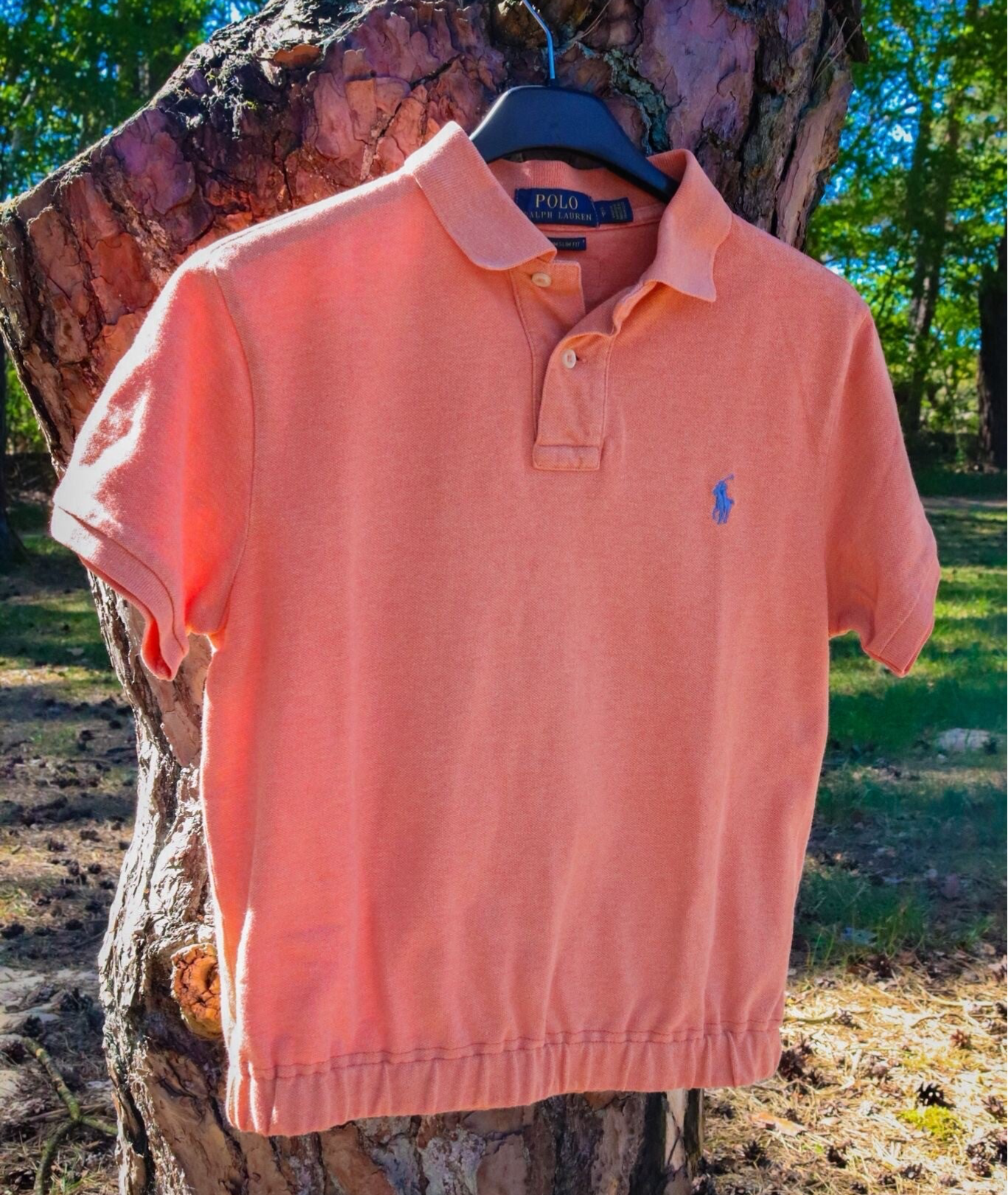 RL cropped polo
