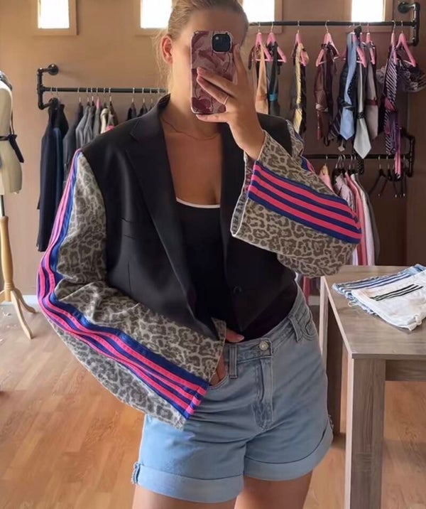 Adidas blazer cropped
