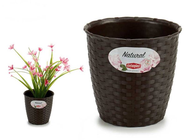 MACETA NATURAL INTER EXTER 14DIAM CHOCOLATE 37480