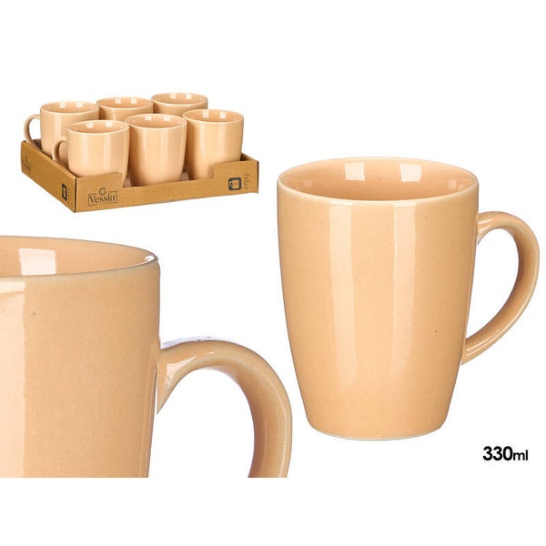 JARRA MUG BEIGE 330ML- 10718