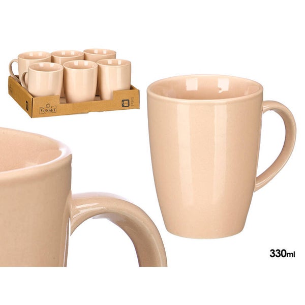 JARRA MUG CREMA 330ML- 10719