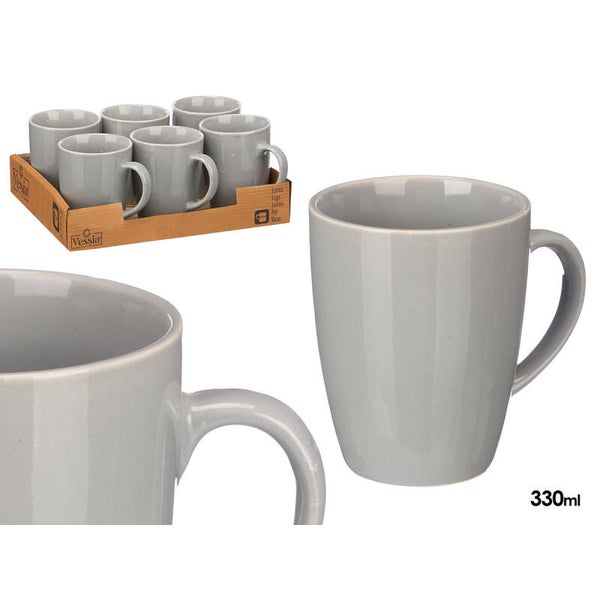 JARRA MUG GRIS 330 ML- 10123