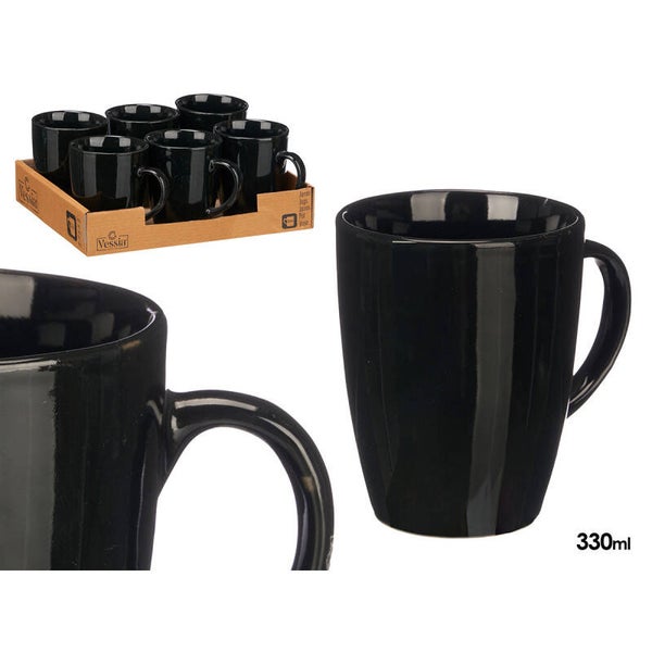 JARRA MUG NEGRO 330 ML- 10122