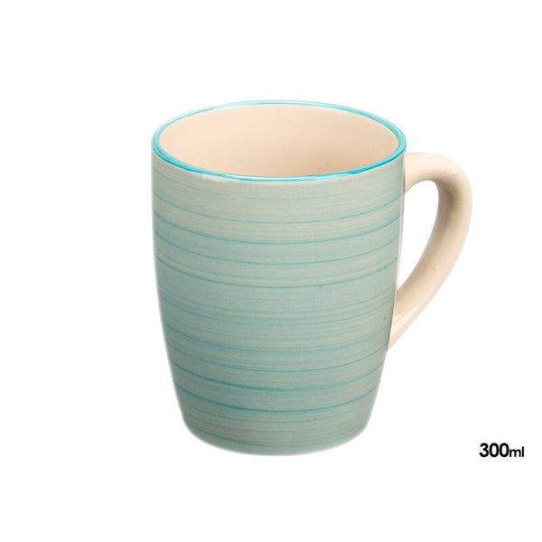 TAZA 300 ML 8,6 X 10,6 CM ESPIRAL AZUL- 10572