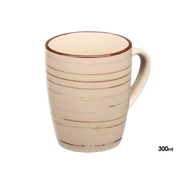 TAZA 300 ML 8,6 X 10,6 CM ESPIRAL TIERRA- 10560