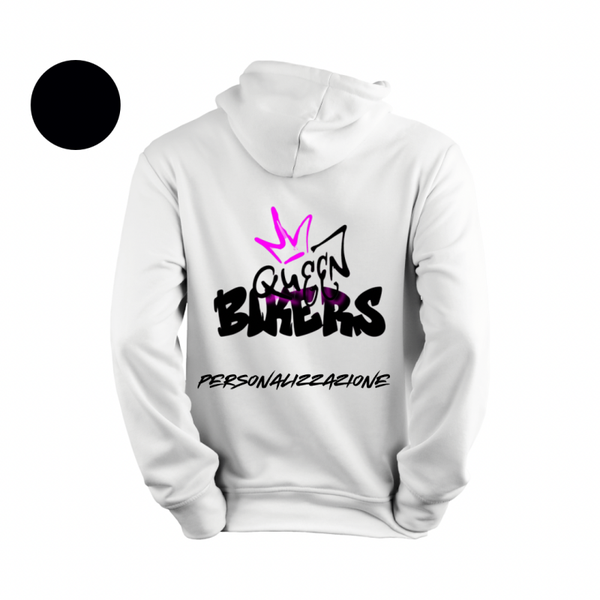 Felpa BikersQueens con personalizzazione
