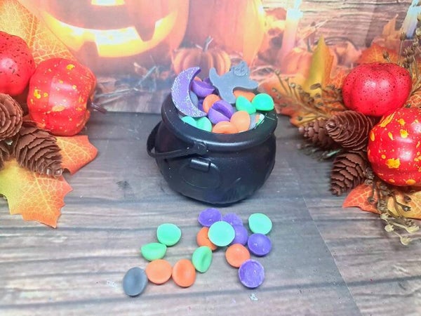 Halloween cat🐈‍⬛️ & moon🌙 🎃scoopies 100g Cauldron NOT included