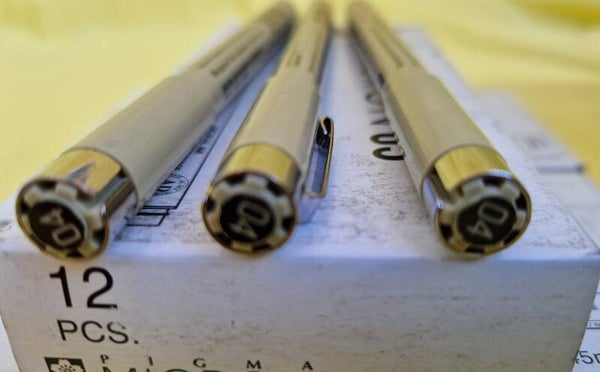 Pen Black Ink Size .04 Pigma Micron Series Pen