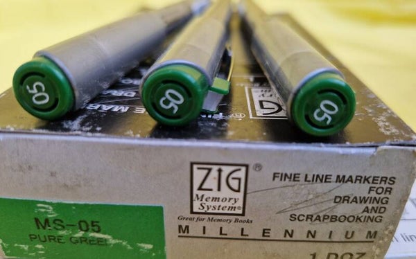 Pen Green Ink Size .05 Millenium Series Pen