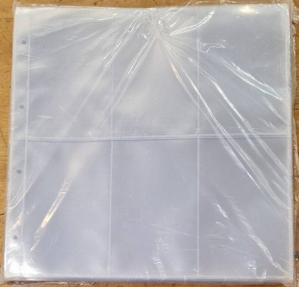 [6 up] Post Card Sleeves Pocket Size 14cm x 9 cm [10 pack] verticle pockets