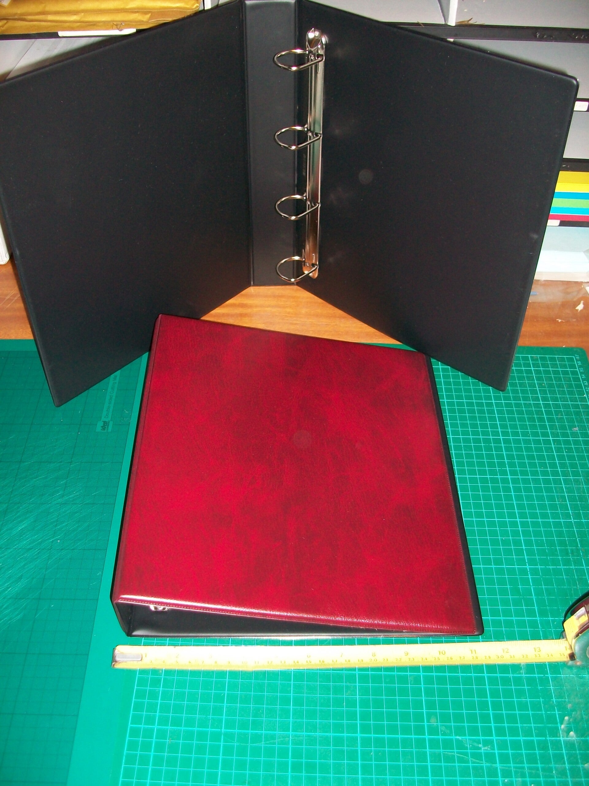 First Day Cover A4 Portrait Binder [Red or Blue]