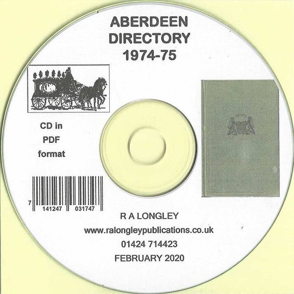 Aberdeen Directory [Post Office] 1974 – 75