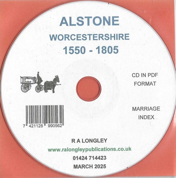 Alstone Marriages 1550 - 1805