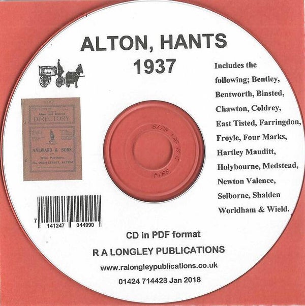 Alton & Alresford 1937 Directory [Moody's]