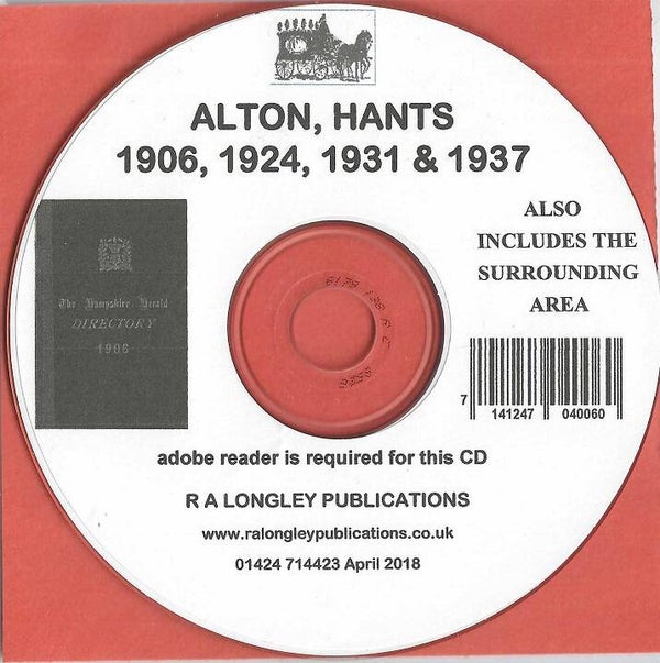 Alton & Alresford Local Directories [1906 1924 1931 & 1937] Special Offer