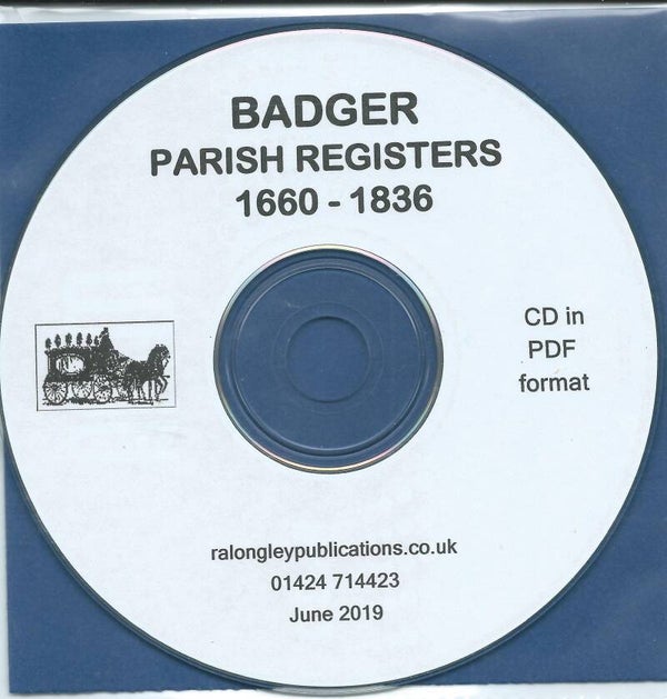 Badger Parish Records 1660 - 1836